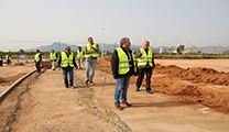 Las obras del parque comercial Vidanova Parc avanzan a buen ritmo