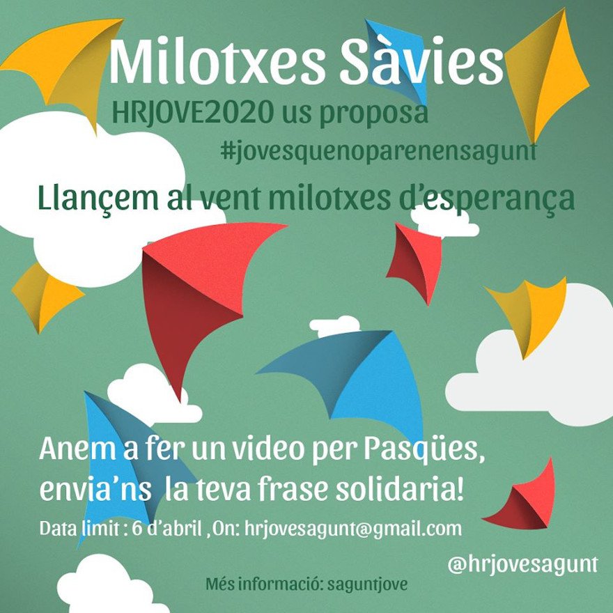 La concejalía de Juventud e Infancia anima a los jóvenes a participar en la iniciativa ‘Milotxes Sàvies’