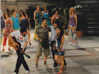 Representación del espectáculo "Mamma mia"