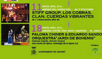 Stiff Group, Los cobras, Clan y Cuerdas Vibrantes traen grandes temas de los años 60 este sábado a Música al Port