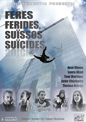 La compañía teatral Ars Dementia representará ‘Feres ferides, suïssos suïcides’ en la Casa Municipal de Cultura 