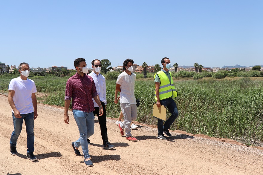 Las obras del Sendero Azul están próximas a su finalización