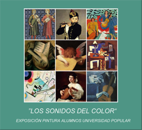 La Casa Municipal de Cultura acoge la exposición artística 'Los sonidos del color' de la Universidad Popular