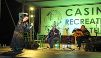 La 56 edición del Festival Internacional del Cante de las Minas llena los jardines del Casino Viejo