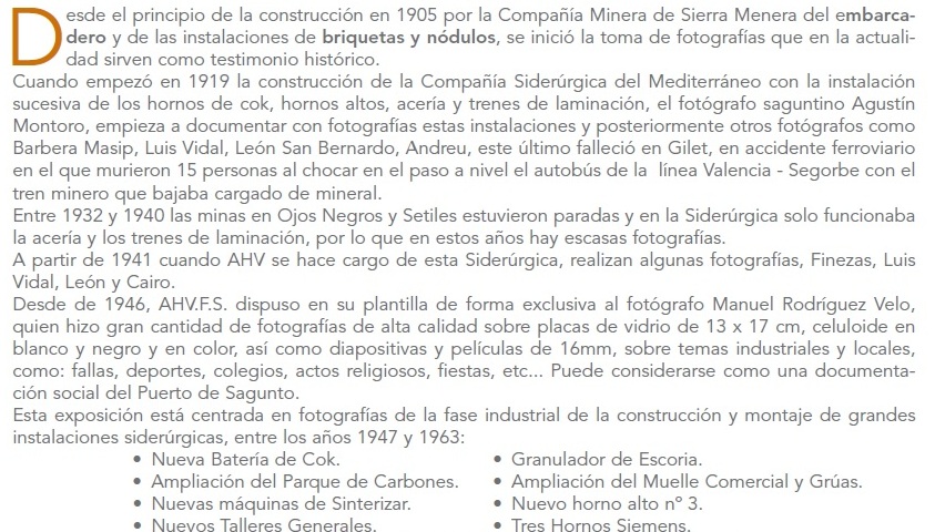 Exposición fotográfica