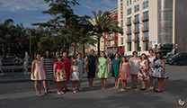 Acto de Nominación de las Falleras Mayores de FJFS 2019, Paula Marrón e Inés Miret, y sus Cortes de Honor 