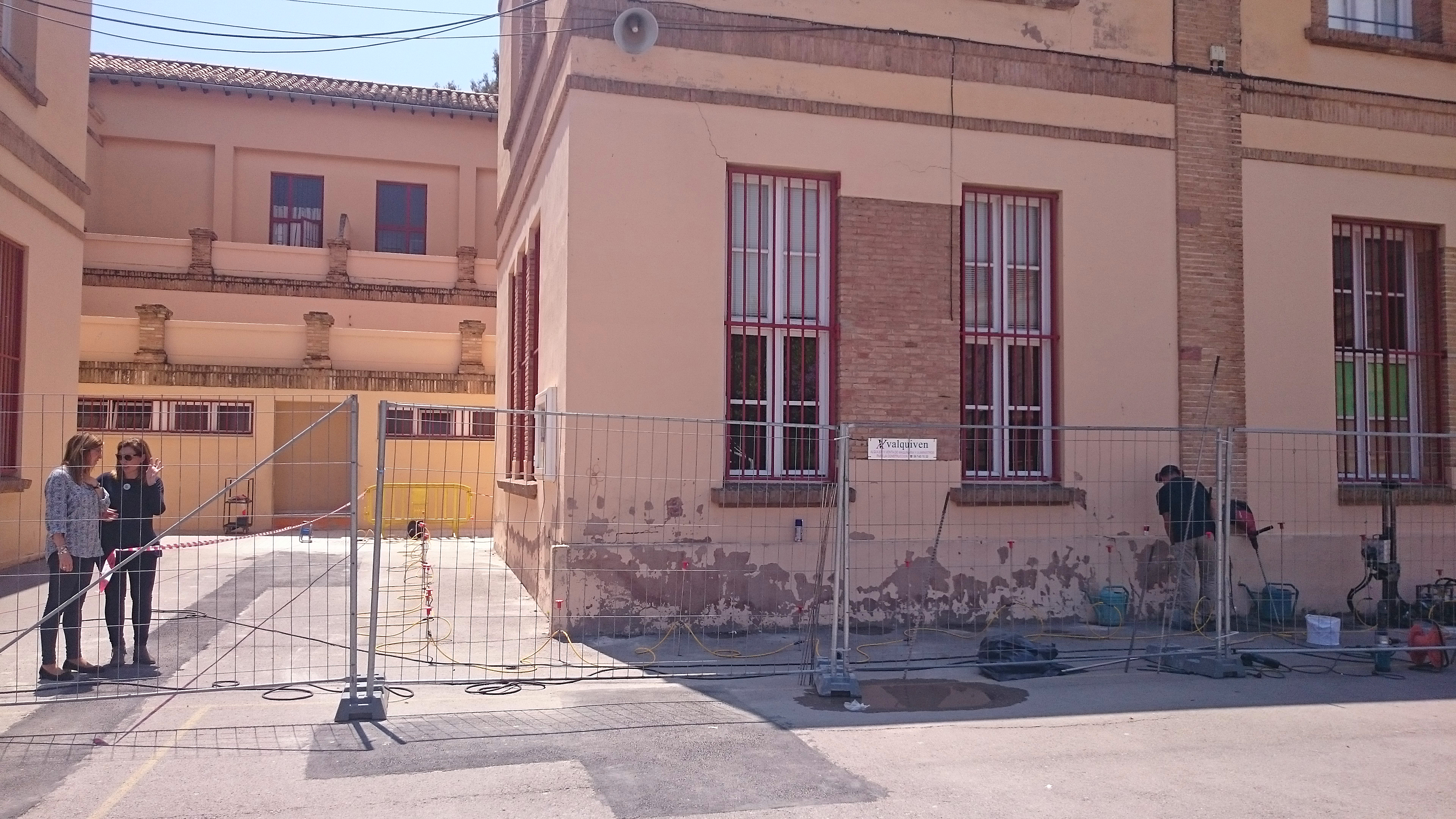 La conselleria y la delegación de Enseñanza han reforzado la estructura de un módulo del CEIP Cronista Chabret
