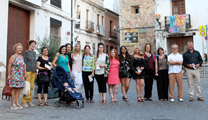 El alcalde de Sagunto y el concejal de Cultura visitan la exposición “FUTUR” de la Tira de Dones