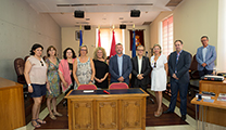 Los Ayuntamientos de Sagunto y Aranjuez firman el protocolo de amistad en la ciudad madrileña