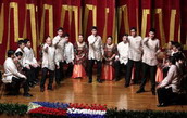 Actuación del Coro de la Universidad de Filipinas
