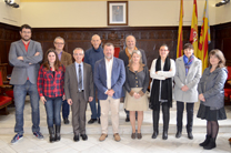 El alcalde de Sagunto recibe al alcalde de Millau en el consistorio