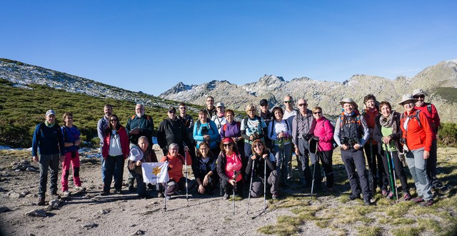 Treinta senderistas de Alternatura participaron en la ruta por la Sierra de Gredos