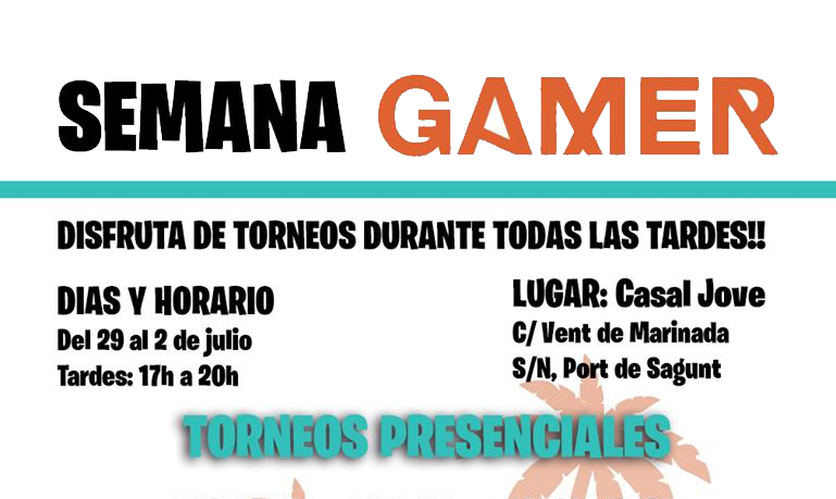 Juventud organiza la Semana Gamer con torneos presenciales y online de videojuegos