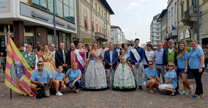 El alcalde y el delegado de Cultura Popular asisten a La Targa de Cecina 
