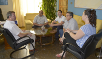El alcalde se reúne con la directiva de la Federación Junta Fallera de Sagunto