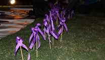 La Manifestación contra la Violencia de Género conmemora a las víctimas en el Puerto de Sagunto