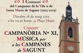 Concierto: Campanòria NºXI, Música per a les Campanes de Sagunt